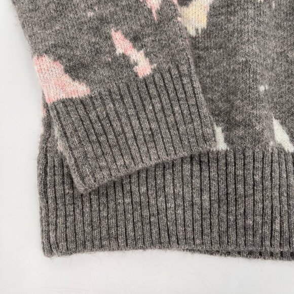 Rails Virgo Gray Tie Die Sweater Size S Crewneck Soft Knit Acrylic Wool Blend - Picture 9 of 9